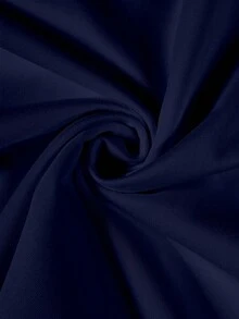 SHEIN 男士休闲时尚街头鸽子图案宽松短袖T恤，夏季 - 藏蓝色 - 查看 6