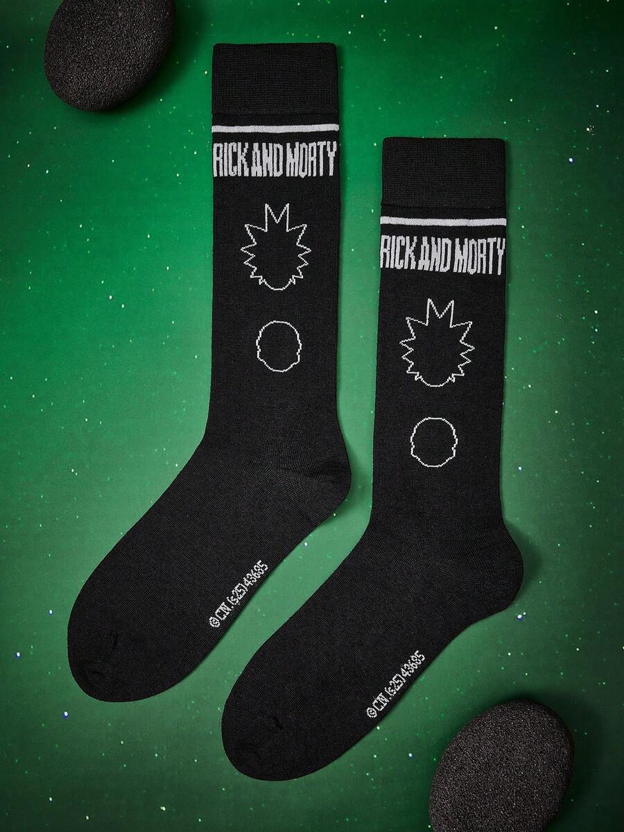 Rick and Morty X SHEIN Women Knee High Socks - Multicolor - View 1