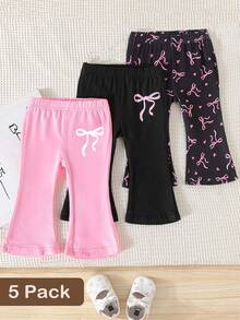 SHEIN 3件装女婴裤子 - 彩色 - 查看 6