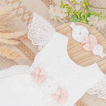 SMK Ceremonias Baby Girls Dresses - 白色 - 查看 3
