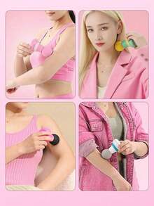 Teckwe 迷你按摩枪，用于肌肉放松，筋膜枪，家用振动按摩器，便携式筋膜按摩器