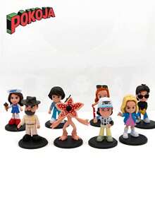 POKOJA LAND 3.5 Inch Strange Story Hand-Made Model Toy,Desktop Decorative Ornament, Collectible Doll Gifts For Fans,Perfect For Car & Desktop Decor, Figurine Doll For Fans Gift,Halloween Christmas Birthday Gift - Multicolor - View 4