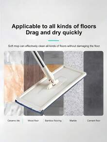 Cây lau nhà xoay 360 độ kèm xô, cây lau nhà phẳng tiện dụng cho gia đình và nhà bếp, bộ lau nhà phẳng không cần dùng tay, bằng kim loại và nhựa, có bộ vắt, 2 miếng lau microfiber, dùng được cả khi lau khô và lau ướt, phù hợp với mọi loại sàn và cửa sổ, cây lau nhà tự động, máy chà sàn, cây lau nhà lát gạch. Cây lau nhà Lazy Mop là một dụng cụ lau nhà đa năng không cần dùng tay, có thể sử dụng cho cả lau khô và lau ướt với bộ nước. - Nhiều màu - Xem 7
