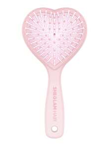 SHEGLAM HAIR Cupid's Charm Sweet Heart Paddle Brush-Not For - Pink - View 2