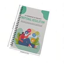 Régulation émotionnelle, super ensemble de cahier de travail de gestion des émotions, feuille de travail thérapeutique, autorégulation, soulagement des coins, régulation du système nerveux - Multicolore - Voir 7