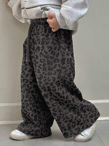 Dazy Kids Toddler Boys' Loose Casual Leopard Print Pants, Autumn