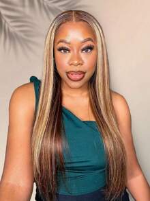 9AM HAIR STORE Wear Go Highlight Pre Cut 6*4 Transparent Lace Glueless Strave 180% 18-28 Inch P4/27 Honey Blonde Lace Cloce Wigs Piano Color Pre Pluched Hairline Daily Use Silky For Begins Travel Essential Weaves Human Hair Vampire Valentine’s Day Human Hair Lace Wig Natural Glueless Wig For Romantic Date For Women - S4/27 - 查看 2