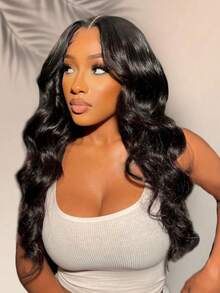 TrueHD Tóc giả Wear & Go 6*4 HD Lace không cần keo, đường chân tóc tự nhiên đã được tỉa sẵn, kiểu sóng biển, 180% tóc thật, dài 8-14 inch (kiểu tóc bob) và 16-30 inch (kiểu tóc thường), màu đen tự nhiên, chất lượng cao, phụ kiện tóc, trang phục thể thao, kỳ nghỉ, du lịch, lễ hội, hoạt động ngoài trời, cosplay, học đường, bãi biển, du lịch thiết yếu cho nữ, tóc nối không cần keo, ngày Valentine, tóc giả ren tự nhiên không cần keo, thích hợp cho buổi hẹn hò lãng mạn. - SNatural - Xem 2