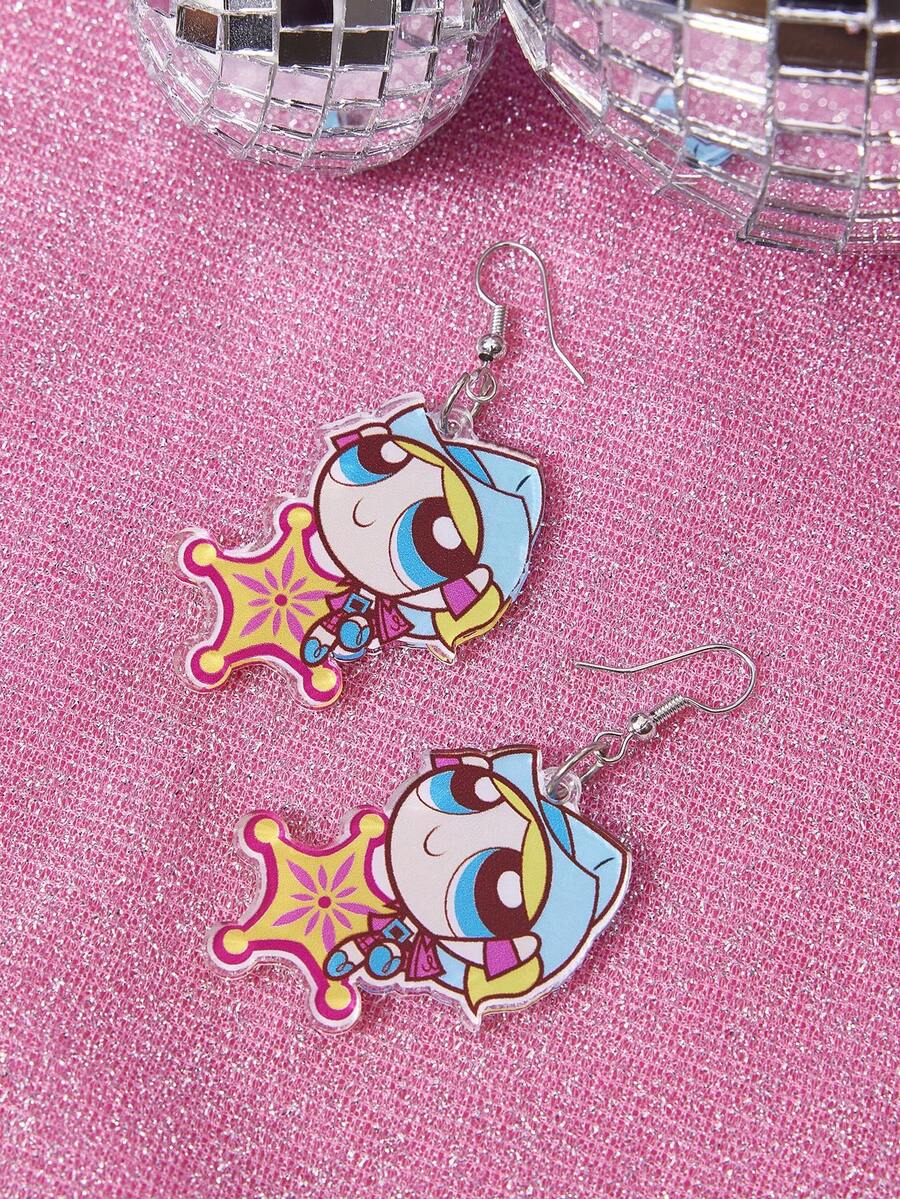 THE POWERPUFF GIRLS X SHEIN Women Layered Necklaces - Multicolor - View 1