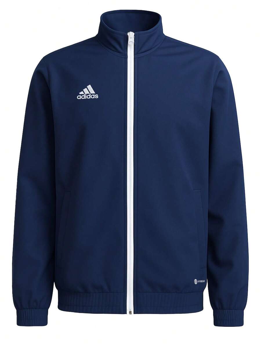 Adidas Entrada 22 Men's Full Zip Jacket Navy Blue - Team navy blue 2 - View 1