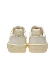 Veja V-10 Leather Sneakers Pure / Calcaire VI0220498 - black/white - View 4