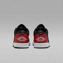 Nike AIR JORDAN 1 LOW - Black/Summit White/Varsity Red - View 3