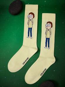 Rick and Morty X SHEIN 女士过膝袜 - 彩色 - 查看 1