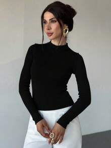 Women Sweaters - Black - View 3