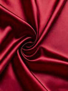 Manfinity Mode Herren Strukturiertes Design Lässig Business Langarmhemd - Bordeaux - Übersicht 5