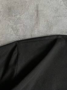 AXEPEAK Camiseta de verano de manga corta y cuello redondo para hombres con diseño de cruz versátil y de moda - Negro - Ver 6