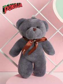 6 Stück/12 Stück, Mini Teddybär Puppe Plüsch Bär Geschenk, DIY Schlüsselanhänger Tasche Anhänger, geeignet als Geschenk für Hochzeit, Geburtstag, Geschenkbox Puppe Spielzeug, Geburtstagstorte, Hochzeitsdekoration, Party Geschenkartikel, Ornamente, DIY Zubehör, Bär, Teddy, Teddybär