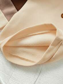 男婴可爱休闲卡通图案长袖卫衣和裤子套装