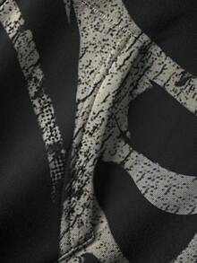 GENIUS ODE 男士时尚骷髅印花拉链连帽卫衣 - 彩色 - 查看 7