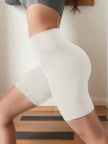 Women Leggings - White - View 2