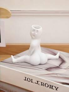 Zazumi 俏皮幽灵花盆，带排水孔，异想天开的家居装饰，适合种植多肉植物，营造诡异的花园氛围，是万圣节、圣诞节的理想礼物，也是节日礼物的不二之选，充满田园风情，是打造乡村核心美学的必备单品。 - 彩色 - 查看 9