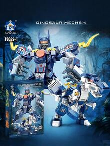 MINKOJA Mecha Warrior Series Assembly Puzzle Building Block Gift Toy - Multicolor - View 1