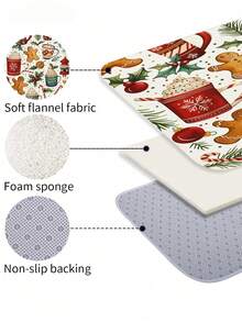 Bộ rèm tắm 1/3/4 món, họa tiết người bánh gừng và các yếu tố lễ hội, chống thấm nước và chống mài mòn, kèm 12 móc treo - Bao gồm cả tấm phủ bồn cầu, thảm tắm và thảm trải sàn - Vải polyester chống trượt - Có thể giặt - Hoàn hảo cho trang trí ngày lễ, nhà cửa/phòng ngủ/nhà ở/trang trí theo phong cách miền Tây. - Nhiều màu - Xem 9
