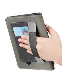 1PC Folio Stand Case Compatible With Kindle Paperwhite 12th 2024 11th Gen 2021 2022 6 7 Inch Protective Cover With Hand Strap Card Slot Kickstand Auto Wake Sleep For Reading Travel Business Gift Black - Black - View 8