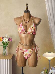 Bellisia 2026新款女士泳装到货，三件套性感印花串珠泳衣，适合上学、度假、约会、下午茶、西式、邮轮、海滩、海岛、公路旅行、四季皆宜、音乐节、波西米亚风度假、秋日休闲、西部波西米亚风、优雅女士Y2K服装、女士度假套装、派对套装、情人节套装、夏季度假套装、女士两件套夏季套装、夏季半裙套装、女士夏季两件套度假套装、女士半裙套装、女士夏季两件套节日两件套、女士两件套夏季套装、女士夏季两件套节日两件套、度假套装、女士半裙套装、女士两件套夏季套装、女士夏季两件套节日两件套 - 彩色 - 查看 8