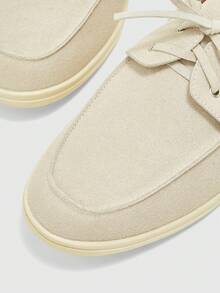 CUCCOO BIZCHIC Women's Casual Versatile Lace-Up Flats - Beige - View 4