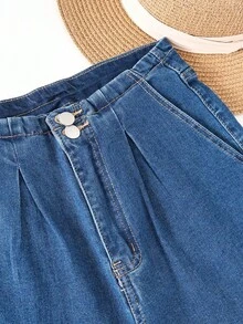 HIMARRI Jeans wide leg mujer mezclilla Vaquera Pantalón Mezclilla mujer mezclilla ropa de mujer denim pantalones para mujer outfit vaquero mujer - Azul - Ver 5