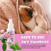 A No-Rinse Shampoo Specially Designed For Pets, Revolutionizing The Way You Groom Your Furry Friend! Its Gentle Formula Means No Washing Required, Making It Easy And Simple To Use. Provides Refreshing Care For Your Furry Companion Anytime, Anywhere. Also Includes Squirrel Flea And Tick Repellent, Squirrel Prevention Agent, And Squirrel Shampoo. - Multicolor - View 2