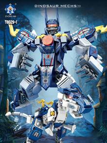 MINKOJA Mecha Warrior Series Assembly Puzzle Building Block Gift Toy - Multicolor - View 7