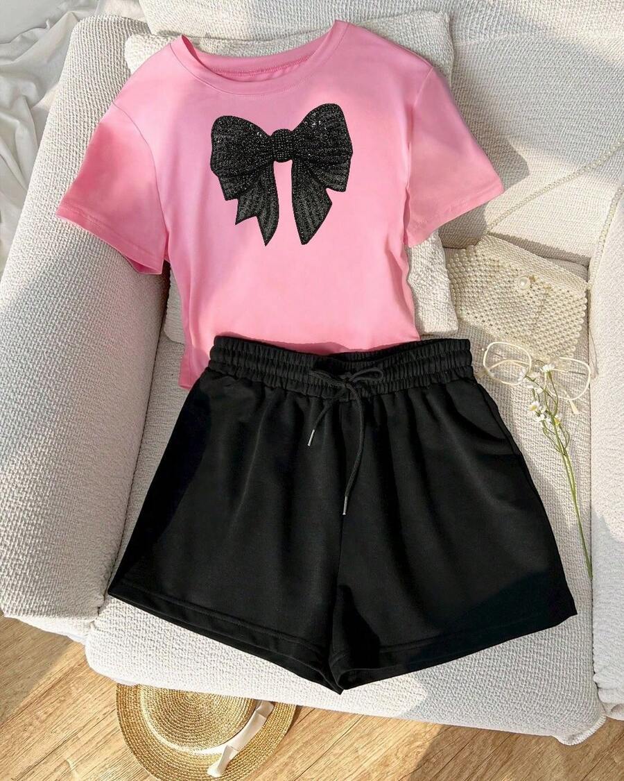 Women Two-Piece Outfits, Tall Women - Pink - View 1