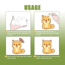 2.03 Oz Pet Dry Shampoo Foam With Blueberry, Orange, And Coconut Oil Ingredients. Nourishes And Softens Fur, Leaving It Smooth And Silky. Features A Pump Dispenser For Easy Cleaning With Just One Wipe, No Water Required. - Multicolor - View 12