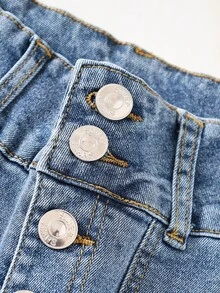 Pantalon mezclilla dama Pantalones anchos mujer pantalones vaqueros para mujer pantalones de mujer pantalones vaqueros pantalon de mezclilla dama pantalon de mezclilla dama - azul real - Ver 2