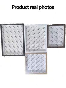 1pc Elegant 3D Shadow Box Display Stand For Herbaria, Tickets And Souvenirs - Wooden Cutout Design With Glitter Details, Perfect For Wall Or Tabletop Decoration, Home Decor Room Decoration Artificial Gifts Birthday Graduation - Multicolor Photo Frame - View 4