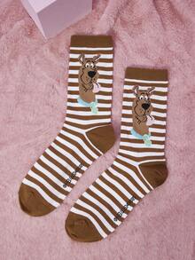 SCOOBY-DOO X SHEIN Women Knee High Socks - Multicolor - View 2