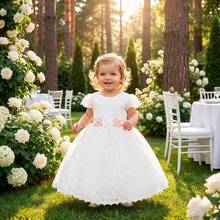 SMK Ceremonias Baby Girls Dresses - 白色 - 查看 1