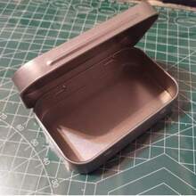 Hộp thiếc hình chữ nhật rỗng bằng kim loại bạc 3 chiếc - Hộp đựng đồ mini di động, Hộp đựng đồ nhỏ, Hộp gấp sắt mini, Dùng để đựng ghim cài, đồ trang sức tự làm, Quà tặng, Trang sức, Thuốc, Kẹo, Diêm, Xà phòng, Đồ may vá. Quà tặng Giáng sinh thiết yếu cho ngày trở lại trường, Đồ dùng du lịch ngoài trời, Sắp xếp và lưu trữ đồ gia dụng - Bạc - Xem 8