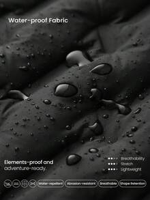 GLOWMODE High Chill Warm Soft Seamless Stretchy Reflective Down-Proof Slim-Fit Puffer Jacket Autumn Winter Outdoor Daily Casual - Black - View 8