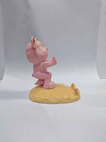 1pc Cartoon Bear Shaped Phone Stand, Compatible With Both Mobile Phones And Tablets, Suitable For Office Desktop, Bedside, Living Room, Study, Bedroom, Gifts, Etc.! Back To School - Pink push - View 3