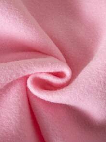 SHEIN 女童字母刺绣条纹拼接衬衫领休闲卫衣 - 粉色 - 查看 6