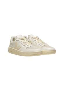 Veja V-10 Leather Sneakers Pure / Calcaire VI0220498 - black/white - View 5