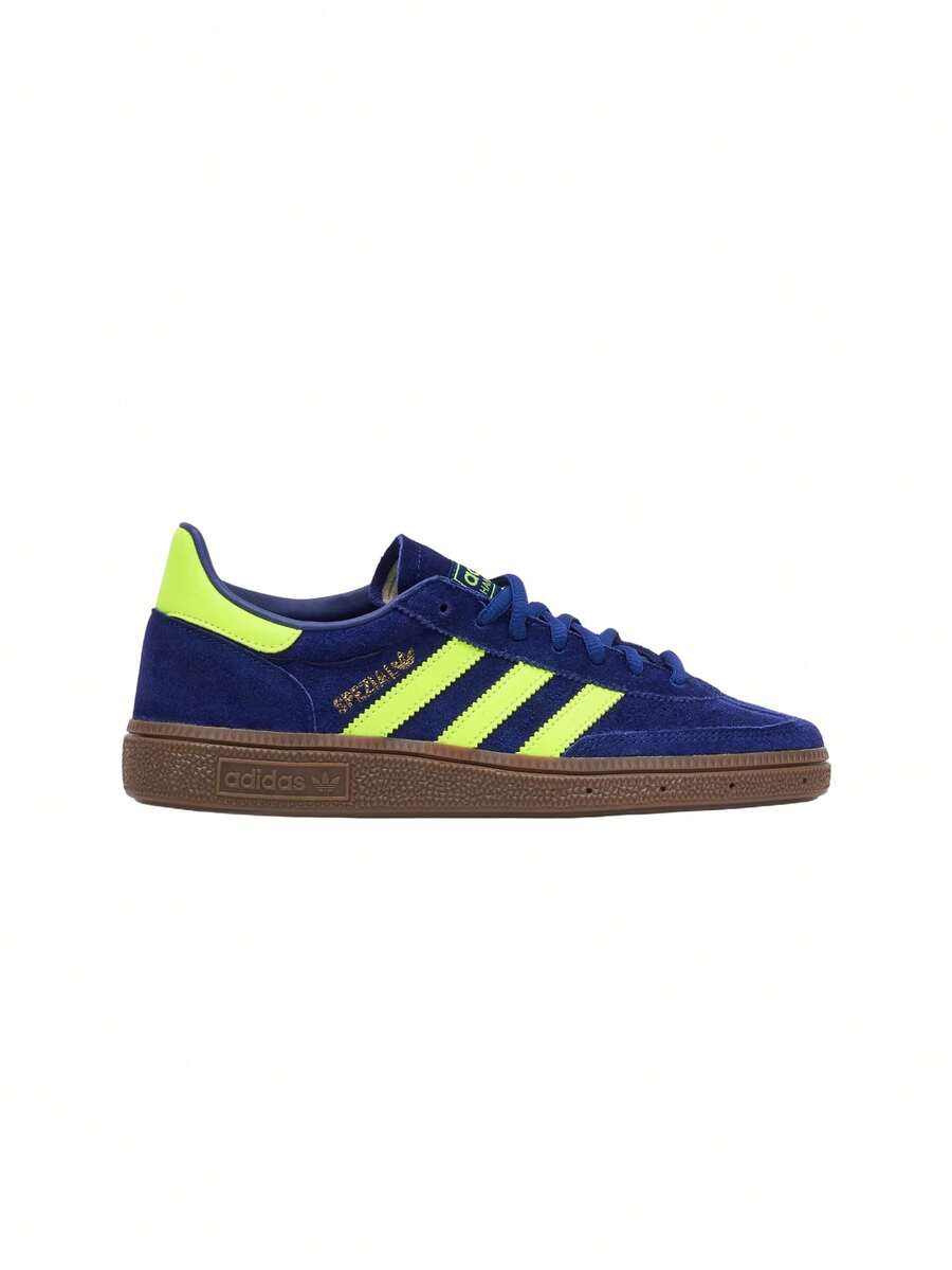 Adidas Handball Spezial 男士运动鞋 胜利蓝/太阳黄/金色金属色 JR3845 - 勝利藍/太陽黃/金屬金 - 查看 1