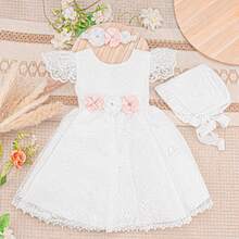 SMK Ceremonias Baby Girls Dresses - 白色 - 查看 2