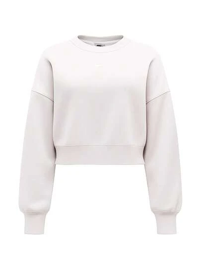 Nike Phoenix Oversized Women's Crew Neck Sweatshirt Beige