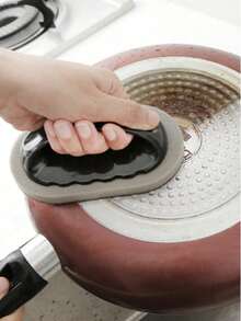 1/2 件装可折叠防溅罩，仙人掌叶图案，耐高温材质，易于清洁，可灵活折叠收纳，适用于炉灶煎炸油溅，是家庭主妇、烹饪爱好者的必备厨房用品，厨房配件，炉灶保护，厨房家具，家用厨房 - 彩色 - 查看 12