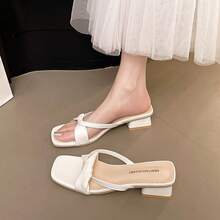 女士高跟凉鞋 - 白色 - 查看 2