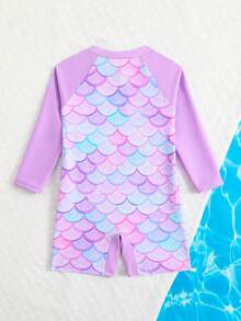 Baby Girl Mermaid Scale Print Patchwork One-Piece SwimsuitToddler Rash Guard Toddler Beach Wear Toddler Long Sleeve Swimsuit Toddler Rash Guard Girl Toddler Girl Long Sleeve Swimsuit Baby Girl Rash Guard Swimsuit Girl Mermaid Swimwear Toddler Swimsuit Rainbow Long Sleeve Baby Swimsuit Baby Beach Wear Baby Girl Swimsuit Baby Summer Sets Baby Girl Swimwear Baby Swim Suit Girl Long Sleeve Baby Girl Zip Up Swimsuit Baby Girl Ocean Print Baby Swim Wear Baby Swim Suit Long Sleeve Baby Girl Ocean Print Swimsuit Toddler Girl Rash Guard Toddler Mermaid Swimsuit رمضان
عباياتabaya جلابياتjalabiya جلابيه Full Coverage Toddler Bathing Suits Mermaid Scales Swimsuit - Purple - View 2